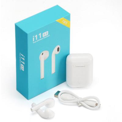 China hot tws 5.0 earbuds i11 mini portable in-ear loud sound earphone new with finger touch control good gift christmas even for sale