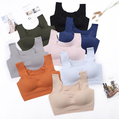 China Wholesale Hot Wireless QUICK DRY Comfortable Breathable Bralette Seamless Sleep Bra For Women for sale