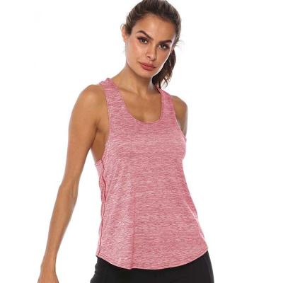 China QUICK DRY Women Fitness Singlet Sports Vest Yoga Racerback Yoga Tank Tops Sleeveless Sporty Gym Running Training Shirts for sale