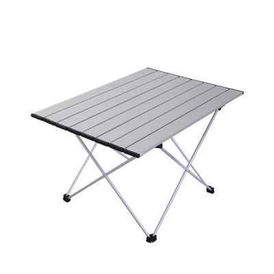 China New Foldable Aluminum Portable BBQ Table Picnic Table Outdoor Self-propelled Camping Raising Folding Table for sale