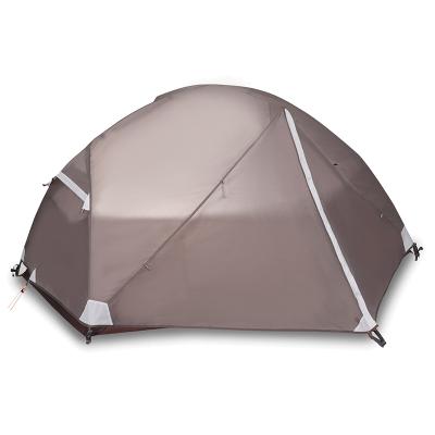 China Diamond Ground Nail Ultralight hexagonal outdoor camping tent double waterproof 2 man alpine tent for hiking camping for sale