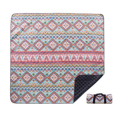 China Wholesale Custom Outdoor Waterproof Foldable Lightweight Compact Beach Folding Mat Picnic Blanket Travel Blanket For Camping for sale