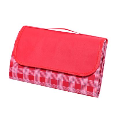 China Waterproof Oxford Sand Proof Picnic Tote Handy Picnic Mat Tote Blanket For Kids Camping for sale