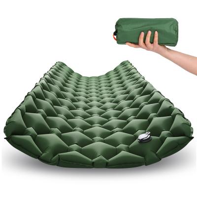 China 40D Nylon Super Light Camping Mat Inflatable TPU Sleep Mat Camping Pad for sale