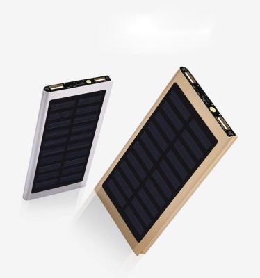 China Mini Wholesale 20000 mA High Quality Metal Solar Mobile Power Outdoor Power Packs for sale