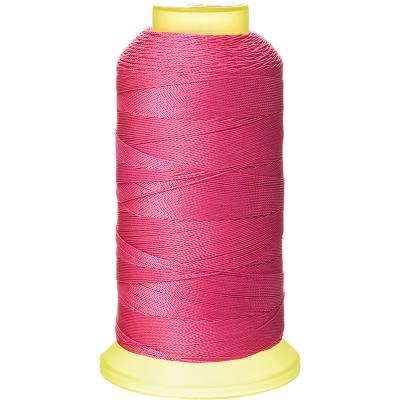 China Wholesale Company Shoe Sewing Thread Black White Pink High Tenacity Viable Quality 450d Polyester And Durable Mercerized Yarns for sale