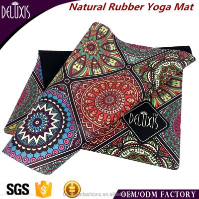 China China 3mm durable rubber harga matras yoga mat full color printed manufacturer for sale