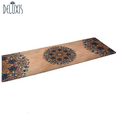 China New Premium Canton Eco-friendly Suede Yoga Mat Wholesale Durable for sale