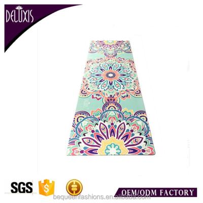 China Durable custom print eco yoga mat, leopard designed fitness bodybuilding yoga mats for sale