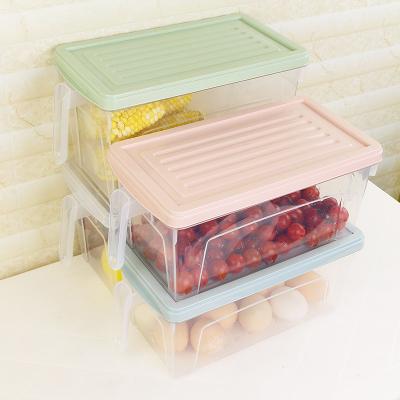 China Sustainable Plastic Containers For Plastic Modern Food Storage Boxes And Bins Rectangle Sustainable With Lid For Fridge for sale