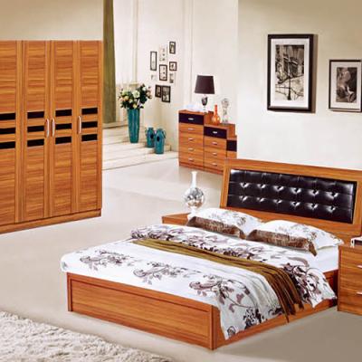 China (Hight) Cherry Melamine Adjustable Bedroom Furniture Cheap Price for sale