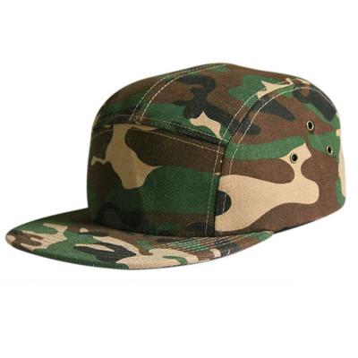 China China Factory Men's Flat Surface Adjustable Plain Promotional Cotton Brushed Camouflage Military Army Hat for sale