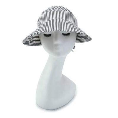 China breathable & waterproof breathable & Wholesale Art Waterproof Female Casual Black Plaid Outdppr Roof Sun Empty Hat for sale