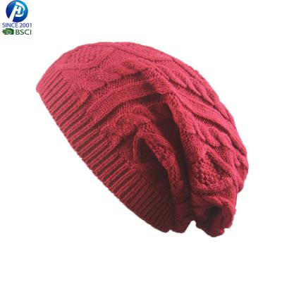 China COMMON COMMON Stripe Knitting Flower Patterns for Beanie Hats for sale