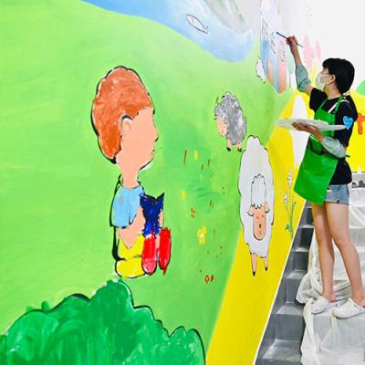 Cina Pittura murale lucida dell'interno dell'OEM per le superfici della porcellana in olio o nelle formule a base d'acqua in vendita