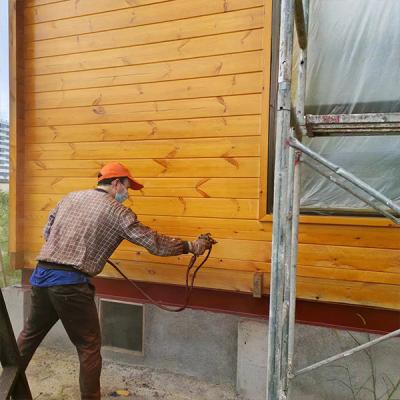 China Holzprodukte für den Außenbereich Schutz Holzhaus Renovierung Farbe auf Wasserbasis Gelbschutz zu verkaufen