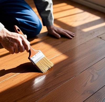 Chine Couche de finition durable pour plancher en bois massif à vendre