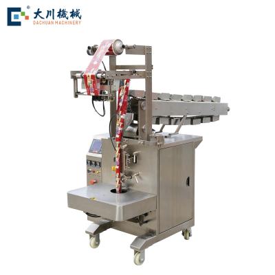 China Beverage DLP 320B Semi Automatic Vertical Sugar Packing Machine With Chain Type Batchers for sale