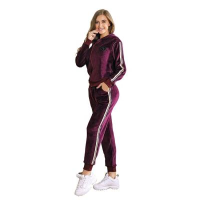 China Breathable Logo Designers Women Custom Printing Jogging Suit 3 Pieces Cotton Jogging Suit Woman With Good Quality for sale