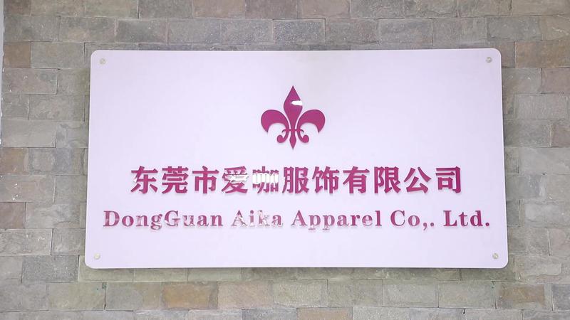 Verified China supplier - Dongguan Aika Apparel Co., Ltd.