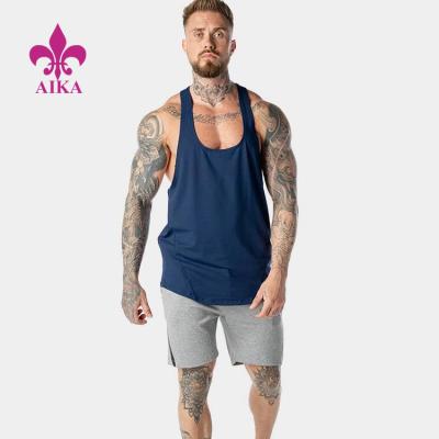 China Antibacterial 2019 Most Popular Men's Vest Muscle Sportswear Collar Casual Fitness Training Tank Tops Bottoms for sale