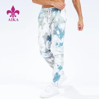 China OEM Breathable Wholesale Custom 100% Cotton Drawstring Joggers Workout Men Tie Dye Sport Tracksuit for sale