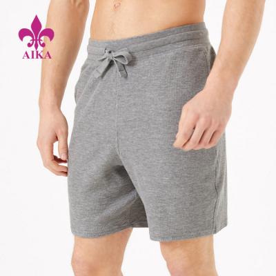 China Custom Waffle Cotton Logo Pockets Sports Gym Training Mens Shorts Breathable Light Weight From China Manufacturer for sale