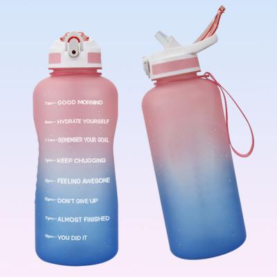 China 2L Large Capacity Sustainable Model PC Inspired Plastic Sports Plastic Water for sale