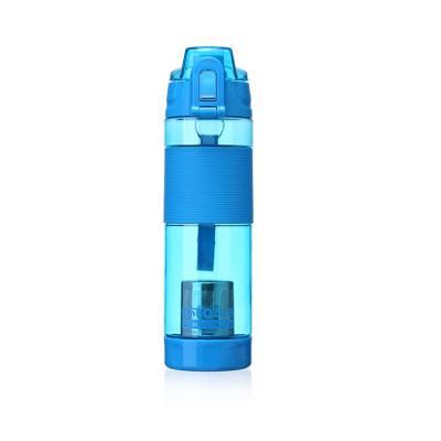 China 2021 new 650ml BPA free and color tritan leakproof customized logo sport viable alkaline water bottle for sale