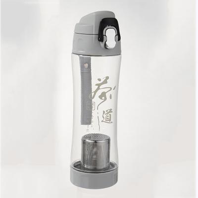 China Viable Portable Hydrogen Sport Alkaline Water Bottle with Tea Infuser for sale