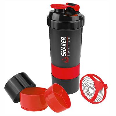 China 2022 Viable Plastic Gym Drink Cups Wholesale For Travel Shaker Cups Bottles With Blender Ball Sports BPA Free Protein Joy Shake for sale