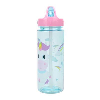 China High Quality Hot Sustainable Cute Funny Plastic Water Bottle Sale School Cartoon Eco Friendly Plastic Water Bottle For Kids for sale