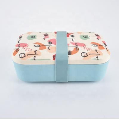 China Sustainable MLS Eco Food Storage Box Bamboo Fiber Lunch Box for sale