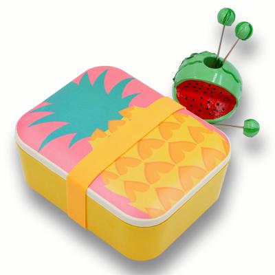 China Sustainable Price LFGB Ex-factory Certification Biodegradable Container Food Lunch Box, Lightweight Cute Lunch Food Box for sale