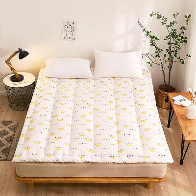 China Dormitory Single Bed Foldable Soft Household Student Summer Cotton Pad Futon Thin Double Mattress for sale