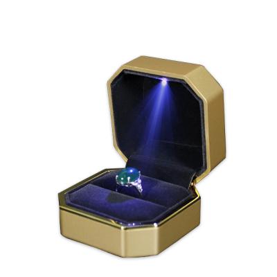 China Handmade Wholesale Storage Ring Boxes Jewelry Packaging Box Custom Logo for sale