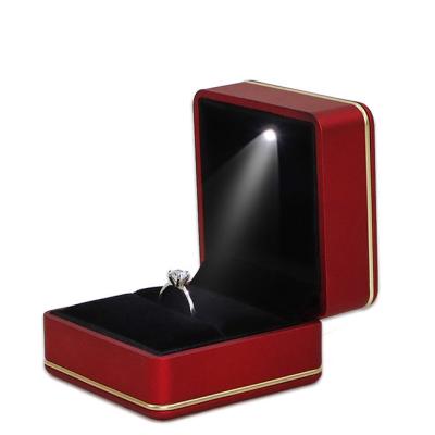 China Custom Creative High Quality Creative Pendant Box Green Blue Jewelry Box Display Jewelry Packaging Ring Necklace Red Packaging Box for sale