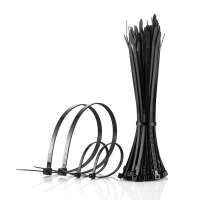 China 4 Inch (18lb) Black Miniature Eco-Friendly Nylon Cable Tie - 500 Pack Zip Ties for sale