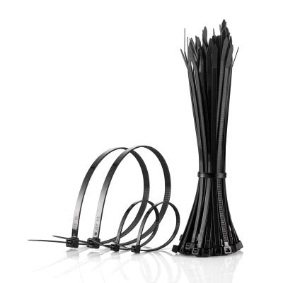 China Eco-friendly specializing in the production of high quality industrial black plastic nylon cable ties custom zip ties for sale