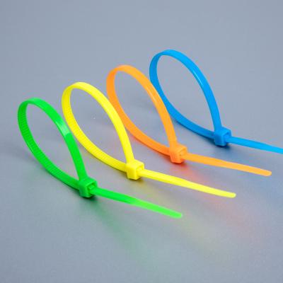 China Multi Color Nylon Cable Zip Ties UV Resistant Nylon 3.6*100/150/200/250/300/350/400mm Eco-friendly Plastic Cable Ties for sale