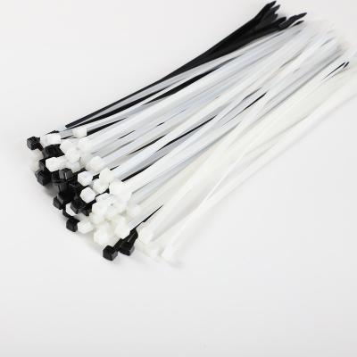 China Eco-friendly 12*540mm White And Black Plastic Self-locking Nylon Cable Ties China Suppliers CE Certification for sale