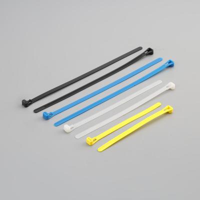 China Eco - Friendly Releasable Plastic Cable Tie 7.2x150mm Nylon66 Zip Ties for sale