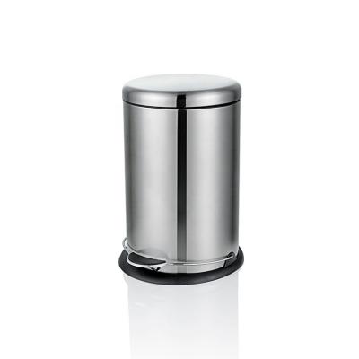 China Factery Price Pedal Stainless Steel Sustainable Mini Toilet Rubbish Waste Trash Can for sale