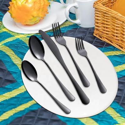 China Viable Widely Used Black Silverware Set Bettlife Stainless Steel Flatware Set Flatware Flatware Set for sale