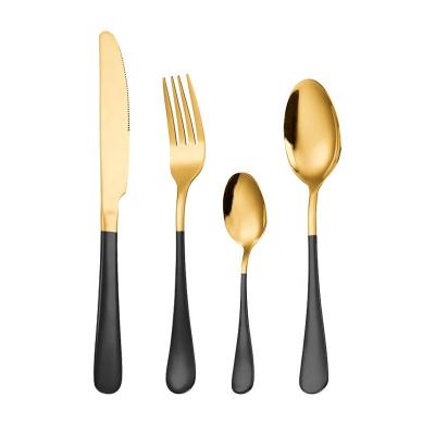 China Viable Tableware Stainless Steel Utensils Serving Set Silverware Flatware Cutlery For Sale for sale