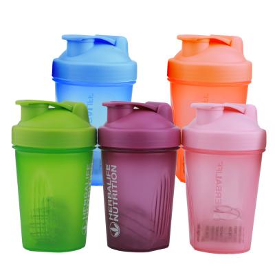 China Sustainable Eco Friendly 400ml Bpa Free Gym Sport Shaker Bottle Custom Logo for sale