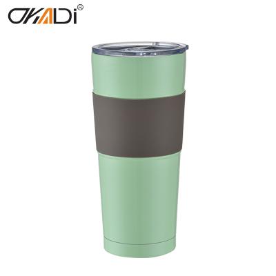 China Business OKADI Double Wall 32Oz Stainless Steel Tumbler Stainless Steel Reusable Water Tumbler Vacuum Coffee Cups for sale