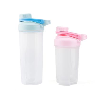 China 500ml Gym Shakers Sustainable Portable Custom Eco - Friendly Plastic Protein Shaker With Logo for sale