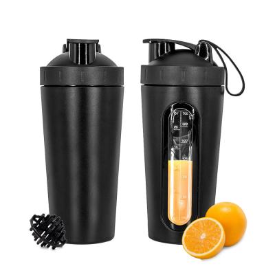 China Factory Direct Supply 700ml Custom Viable Insulated Double Wall Stainless Steel Protein Shaker Bottle for sale