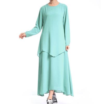 China Wholesale Fashion Modest Muslimah Styling High Quality plus size ladies loose and long muslim dress for sale